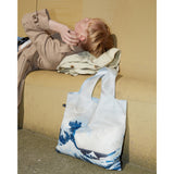 LOQI Katsushika Hokusai The Great Wave Recycled Tote Bag Multi-Coloured