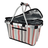 Sachi Insulated Carry Basket with Lid 49 x 27 x 25 cm