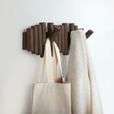 Umbra Picket Rail Hook Aged Walnut