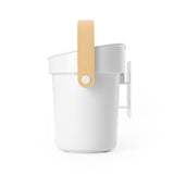 Umbra Bellwood Compost Bin White & Natural