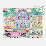 Galison Storrings Roaring 20s Beach House Puzzle 1000pc Multi-Coloured