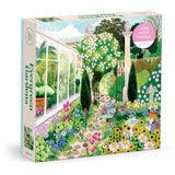 Galison Evergreen Gardens Puzzle 500pc Multi-Coloured