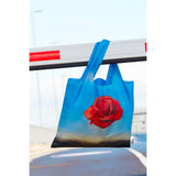 LOQI Salvador Dali Meditative Rose Tote Bag Recycled Taffeta