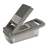 MasterChef Sage Gadgetra 15pc Food Slicer Set Sage & Clear