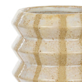 Amalfi Pippin Bathroom Tumbler White and Natural