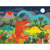 Petit Collage Dinosaur Kingdom Floor Puzzle Multi-Coloured