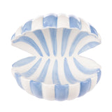 Emporium Zona Clam Dish Decorative White Blue