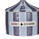 Emporium Lucky Charms Cannister Light and Dark Blue