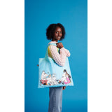 LOQI Moomin Family Recycled Taffeta Tote Bag Multi