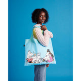 LOQI Moomin Family Recycled Taffeta Tote Bag Multi