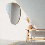 Umbra Hubba Pebble Wall Mirror Brass