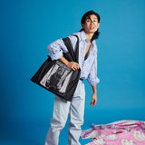 LOQI Moomin Comic Adventures Tote Bag Recycled Taffeta Multi