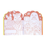 Petit Collage Dogs Colouring Book with Stickers Multi-Coloured