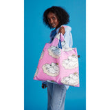 LOQI Moomin Cloud Bag Recycled Taffeta Tote Multi