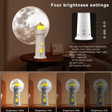 LED Night Lamp Lighthouse Rechargeable Motion Sensor Moonlight Projection Lamp Home