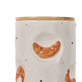 Emporium Colette Croissant Stripe Ceramic Cannister Multi-Coloured Storage Jar