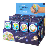 Discovery Zone Earth Stress Ball 70mm 24-Piece Display