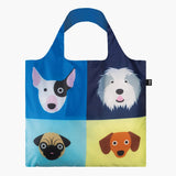 LOQI Stephen Cheetham Dogs Reusable Tote Bag Multi