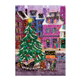 Galison Joy Laforme Christmas Square Greeting Card Puzzle Multi-Coloured