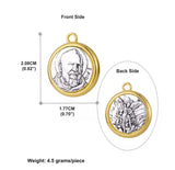 Religious Pendant  Spiritual Wear St Michael Christian Saint Padre Pio Medal Charm