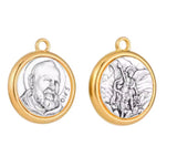Religious Pendant  Spiritual Wear St Michael Christian Saint Padre Pio Medal Charm