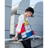 LOQI Mondrian Composition Recycled Polyester Tote Bag Multi
