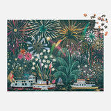 Galison Fireworks Jubilee Foil Puzzle 1000pc Multi-Coloured