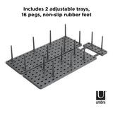 Umbra Peggy Drawer Organizer Charcoal