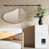 Umbra Hubba Pebble Wall Mirror Brass