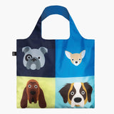 LOQI Stephen Cheetham Dogs Reusable Tote Bag Multi