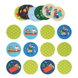 Petit Collage Little Campers Matching Game Multi-Coloured