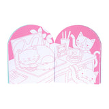 Petit Collage Cats Colouring Book with Stickers Multi-Coloured
