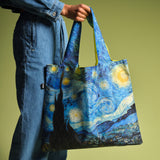 LOQI Van Gogh The Starry Night Reusable Tote Bag