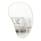 Umbra Hubba Pebble Wall Mirror Brass