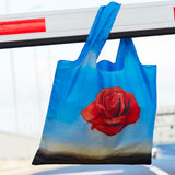 LOQI Salvador Dali Meditative Rose Tote Bag Recycled Taffeta
