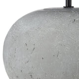 Amalfi Tiras Ceramic Table Lamp Grey