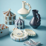 Emporium Lucky Charms Cannister Light and Dark Blue