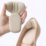 1 pair Park Anti-friction Insoles Adjustable Half a Size Smaller Than Normal Size Beige Colour