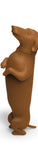 Fred Winer Dog Silicone Wine Bottle Stopper Brown
