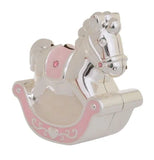 Rocking Horse Money Bank Decor Home Nursery Money Save - Pink