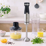 MasterChef Classic Performance Stick Blender Set Black & Stainless Steel
