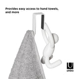 Umbra Buddy Over the Door Cabinet Hook Set White