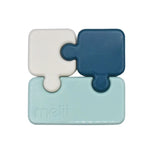 Melii Puzzle Bento Box Kids Meal Design Puzzle Kitchen - Blue