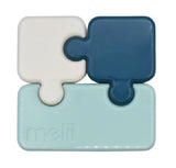 Melii Puzzle Bento Box Kids Meal Design Puzzle Kitchen - Blue