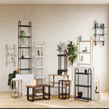 Umbra Bellwood Bar Serving Cart Black & Walnut