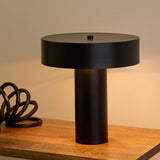 Amalfi Thiago Metal Table Lamp Black