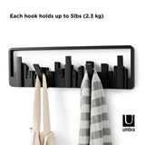 Umbra Skyline Multi Hook Black