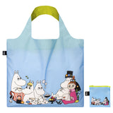 LOQI Moomin Family Recycled Taffeta Tote Bag Multi