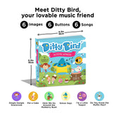 Ditty Bird Action Songs Interactive Sound Book for Toddlers