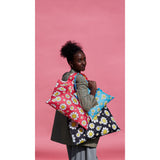 LOQI Smiley Flowers Bag Aquarius